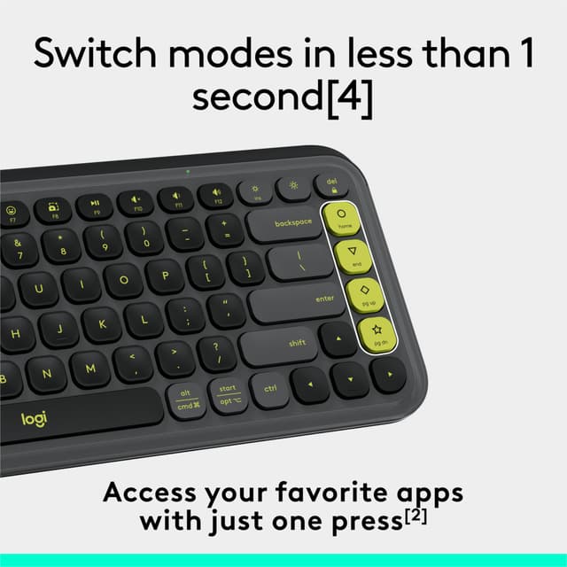 Logitech Pop Icon tastatur (Grafit)