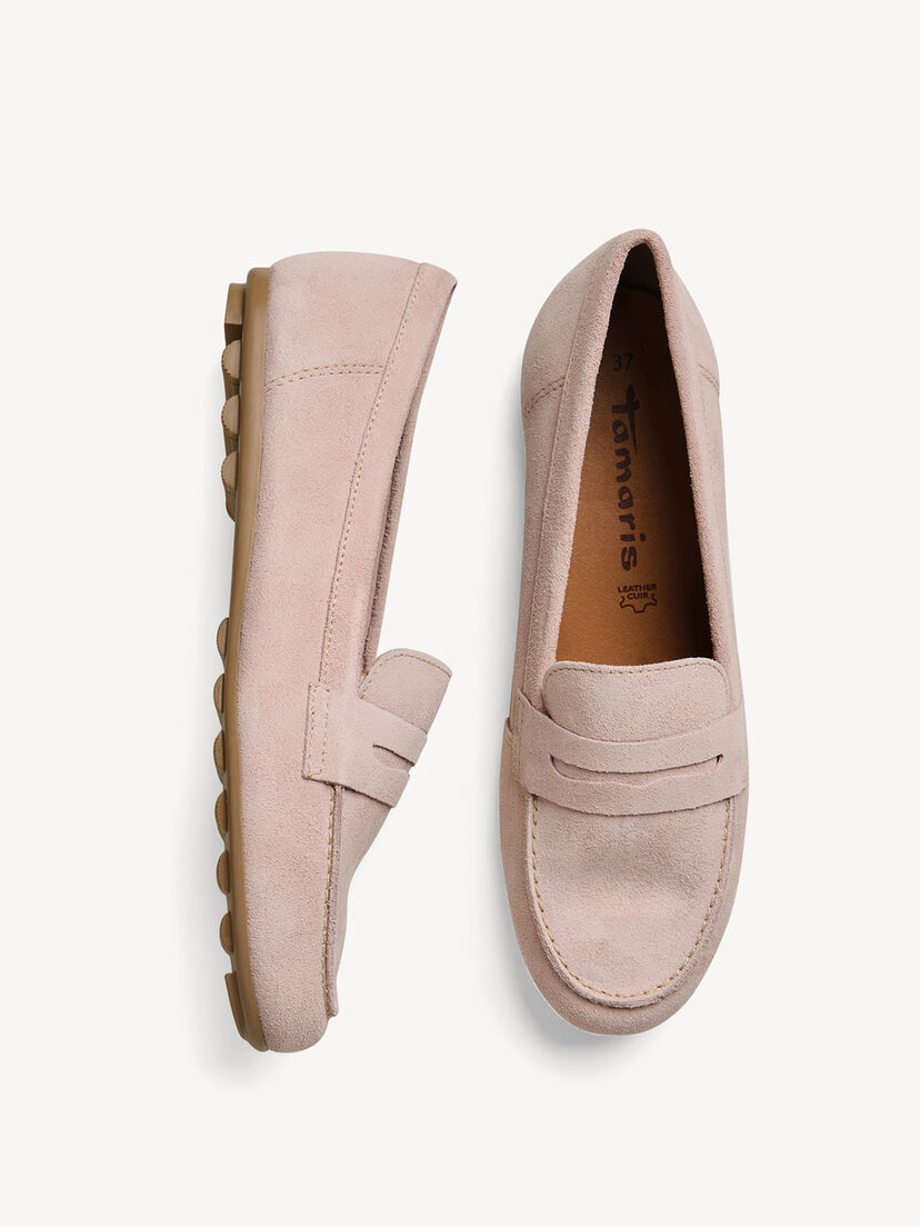 Leren Mocassin - roze