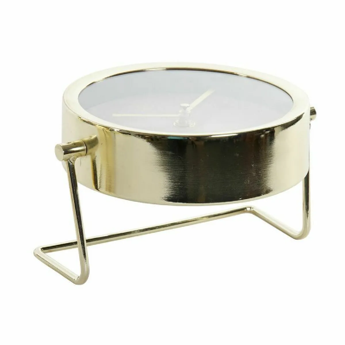 DKD Home Decor Horloge de Table Doré Fer