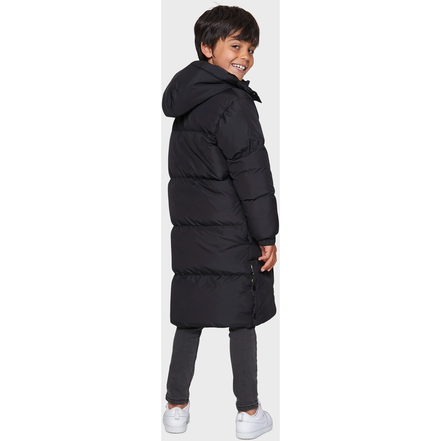 Threadboys Mantel Long Line Puffer Black