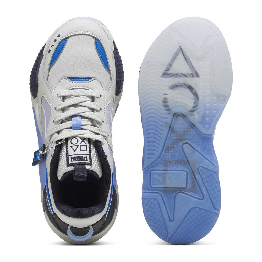 Puma RS-X Playstation sneakers lichtgrijs/blauw/zwart