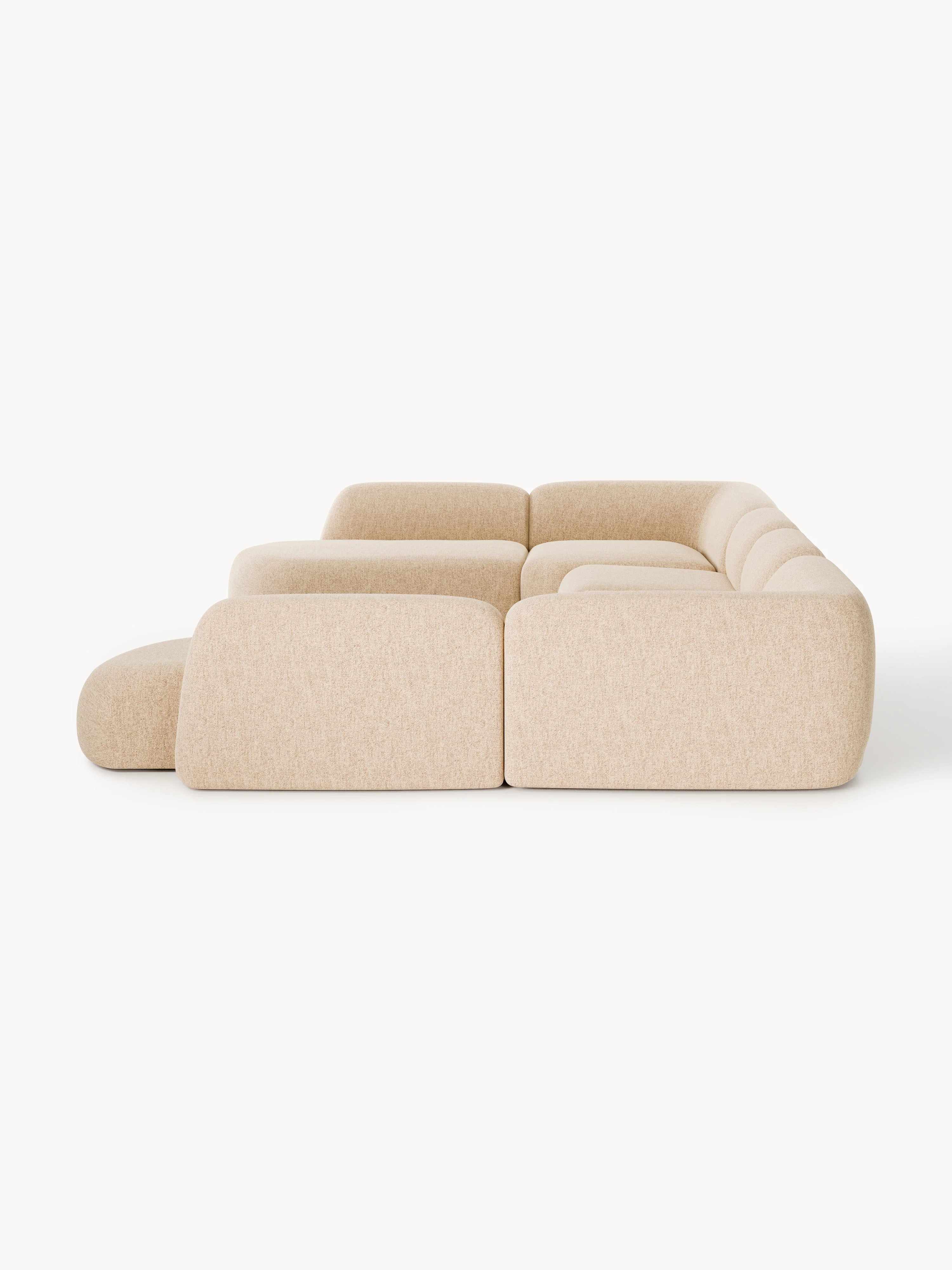 Modulaire bouclé XL bank Wolke