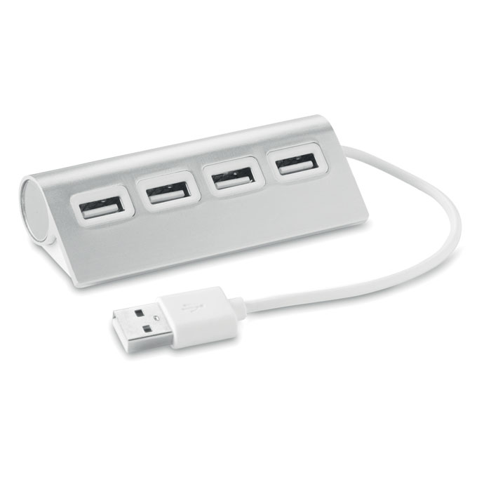 GiftRetail MO8853 - ALUHUB Duplicateur USB 4 ports