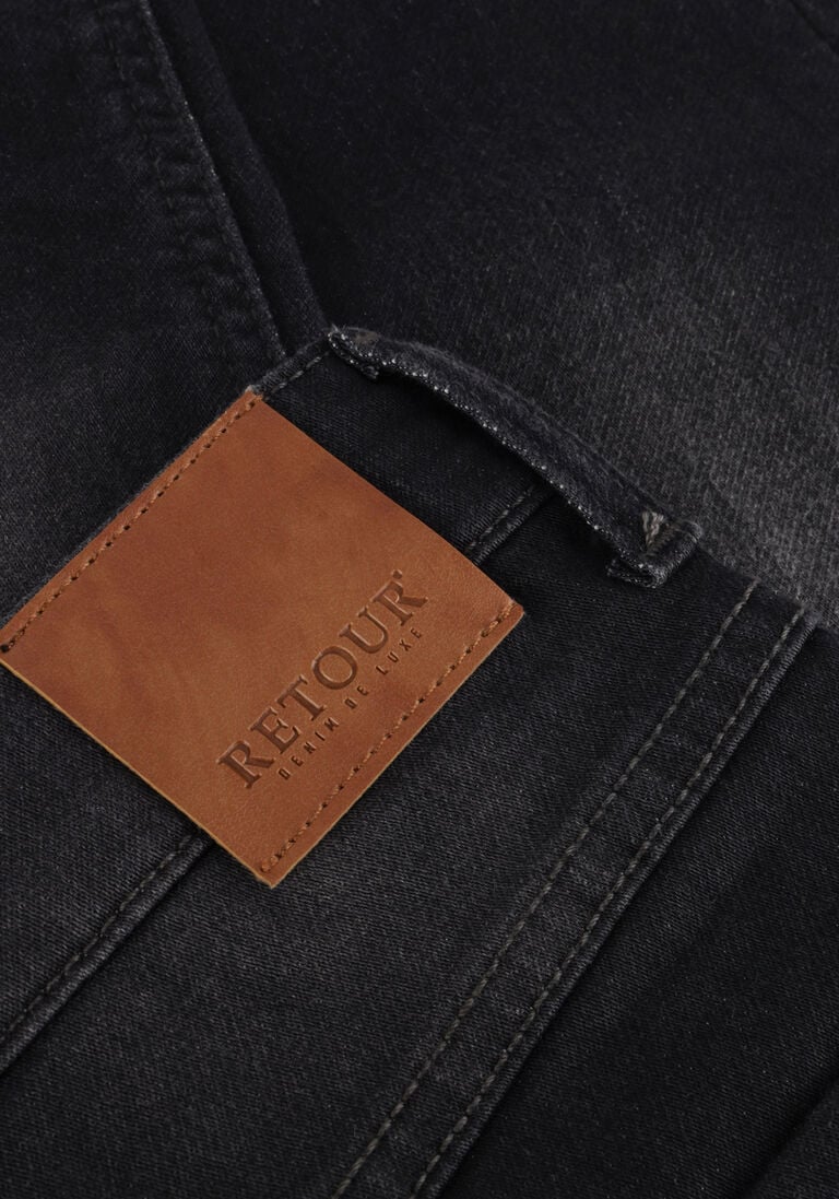 RETOUR grijze retour slim fit jeans luigi charcoal grey