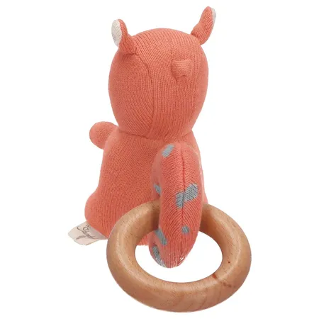 Sterntaler Holz-Greifling Eichhörnchen Enna mittelrot, 12 cm