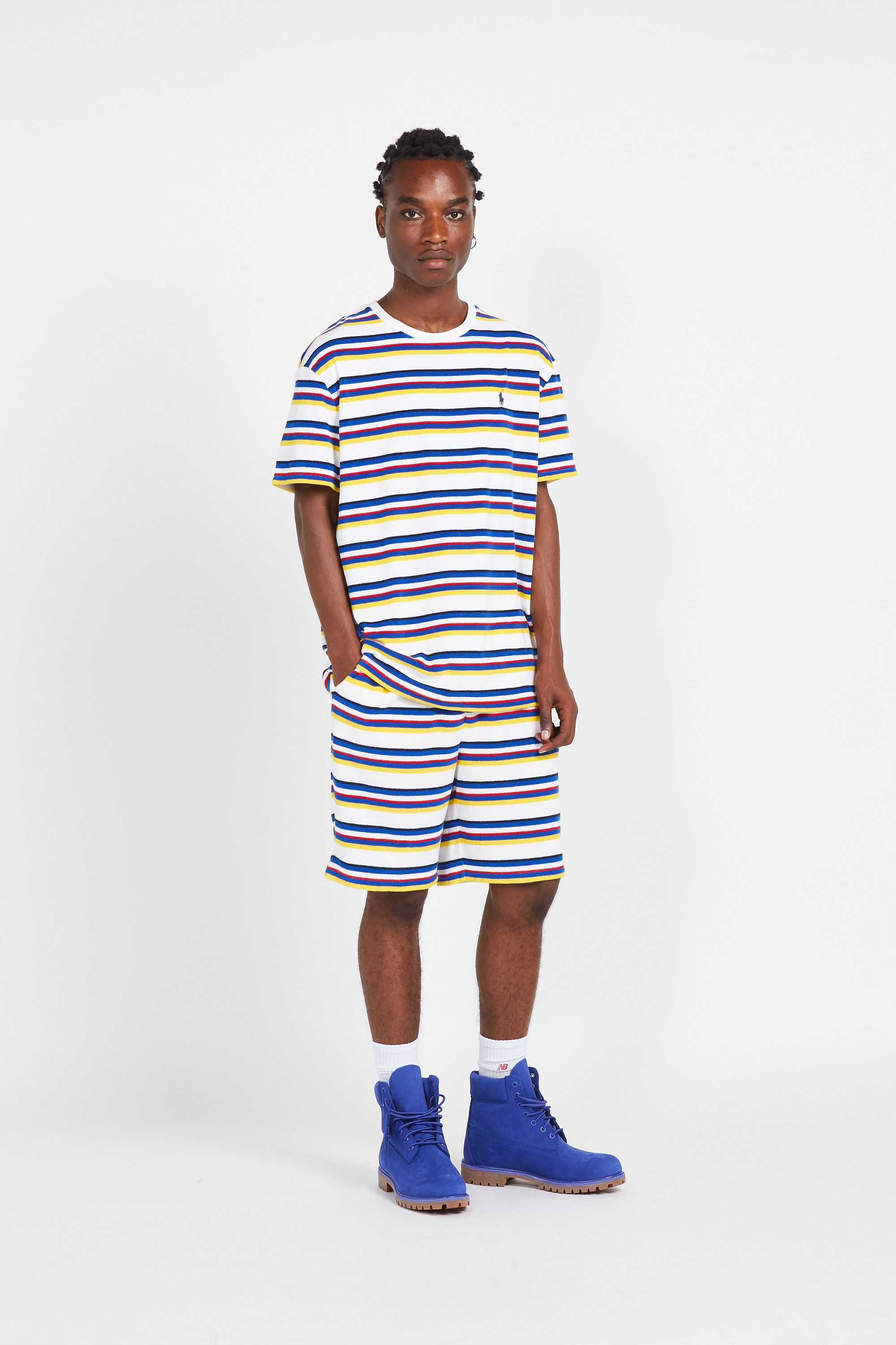 POLO RALPH LAUREN Short  8-Inch Striped Terry Short Multicolore
