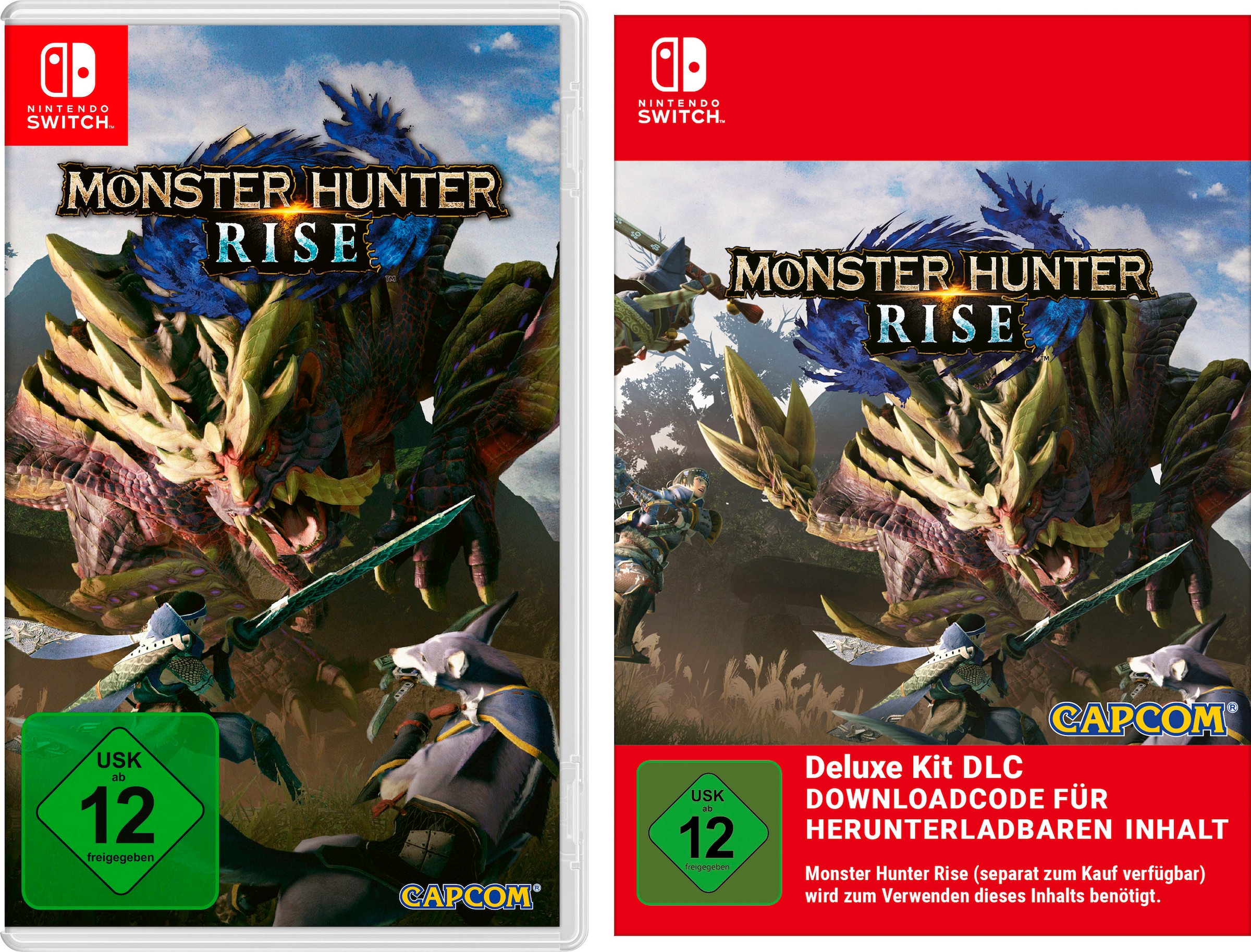 Nintendo Switch Spielesoftware »Monster Hunter Rise + Deluxe Kit DLC« Nintendo Switch