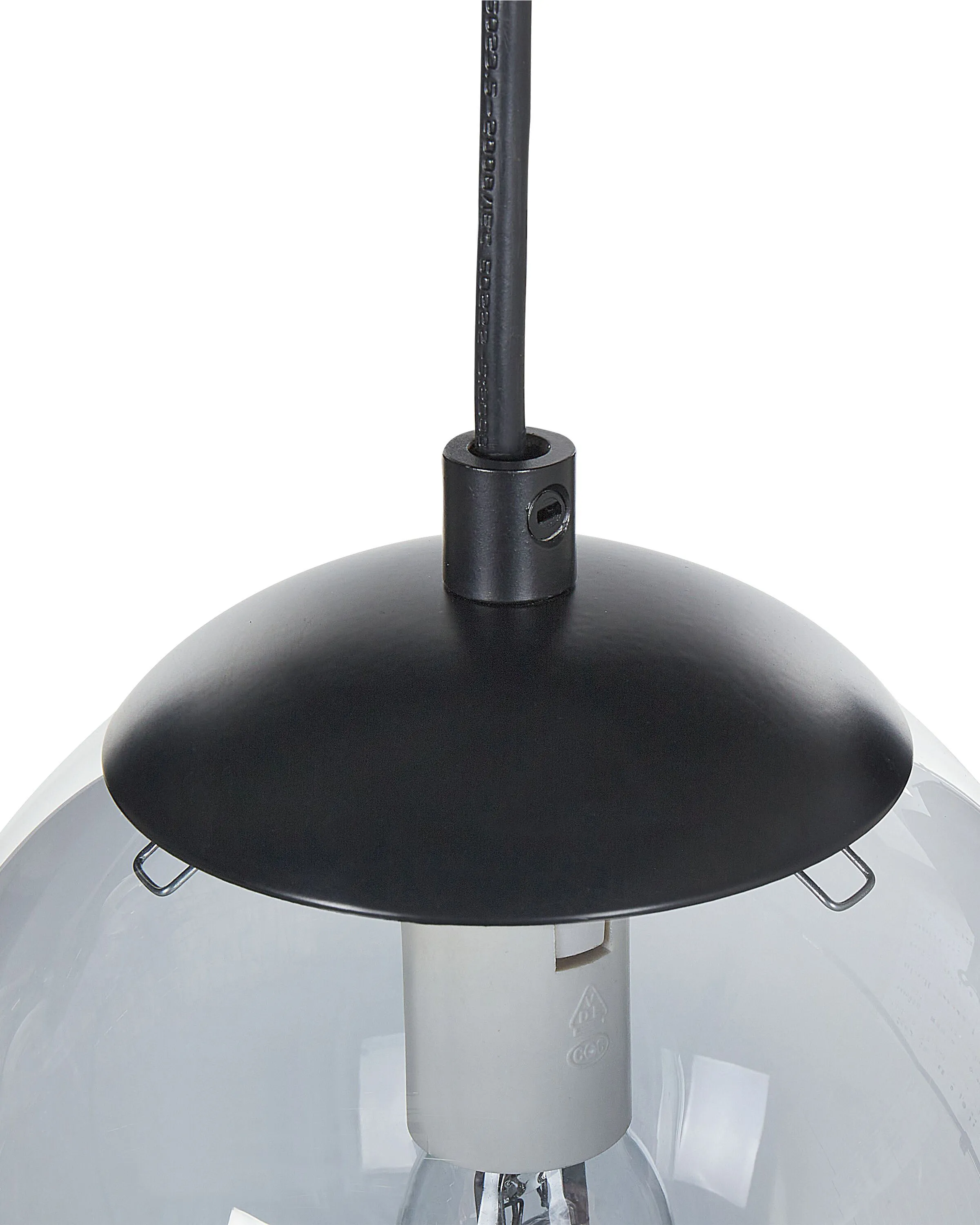 Hanglamp NOEL Glas Zwart