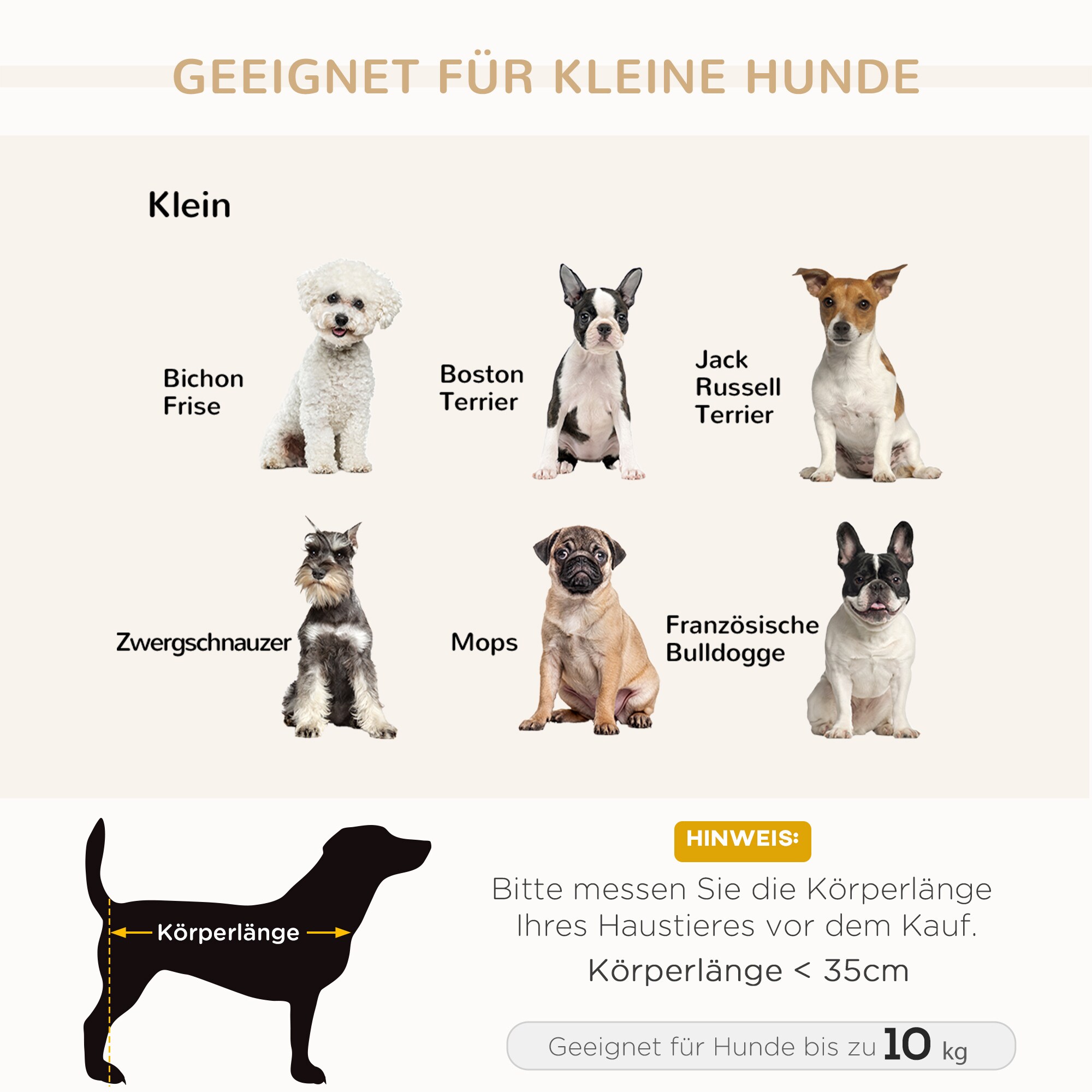 PawHut Hundesofa hellblau 76 x 45 x 41,5 cm (BxTxH)