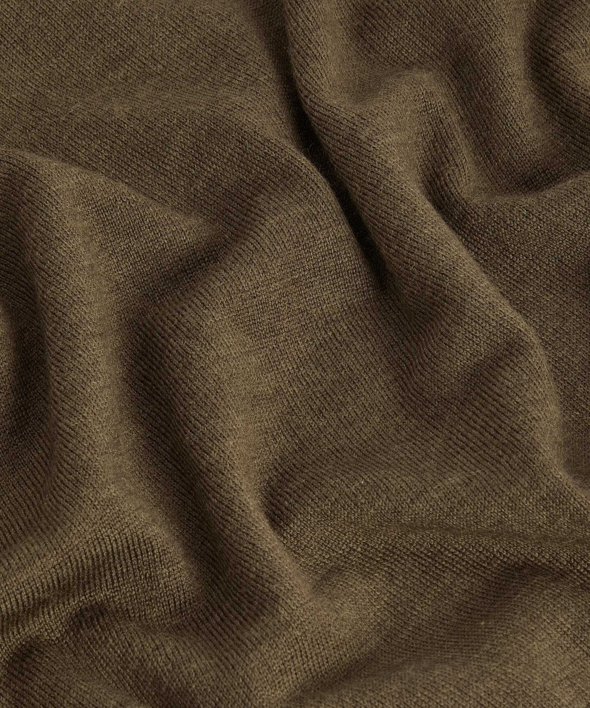 Pull col roulé en laine mérinos | Marron