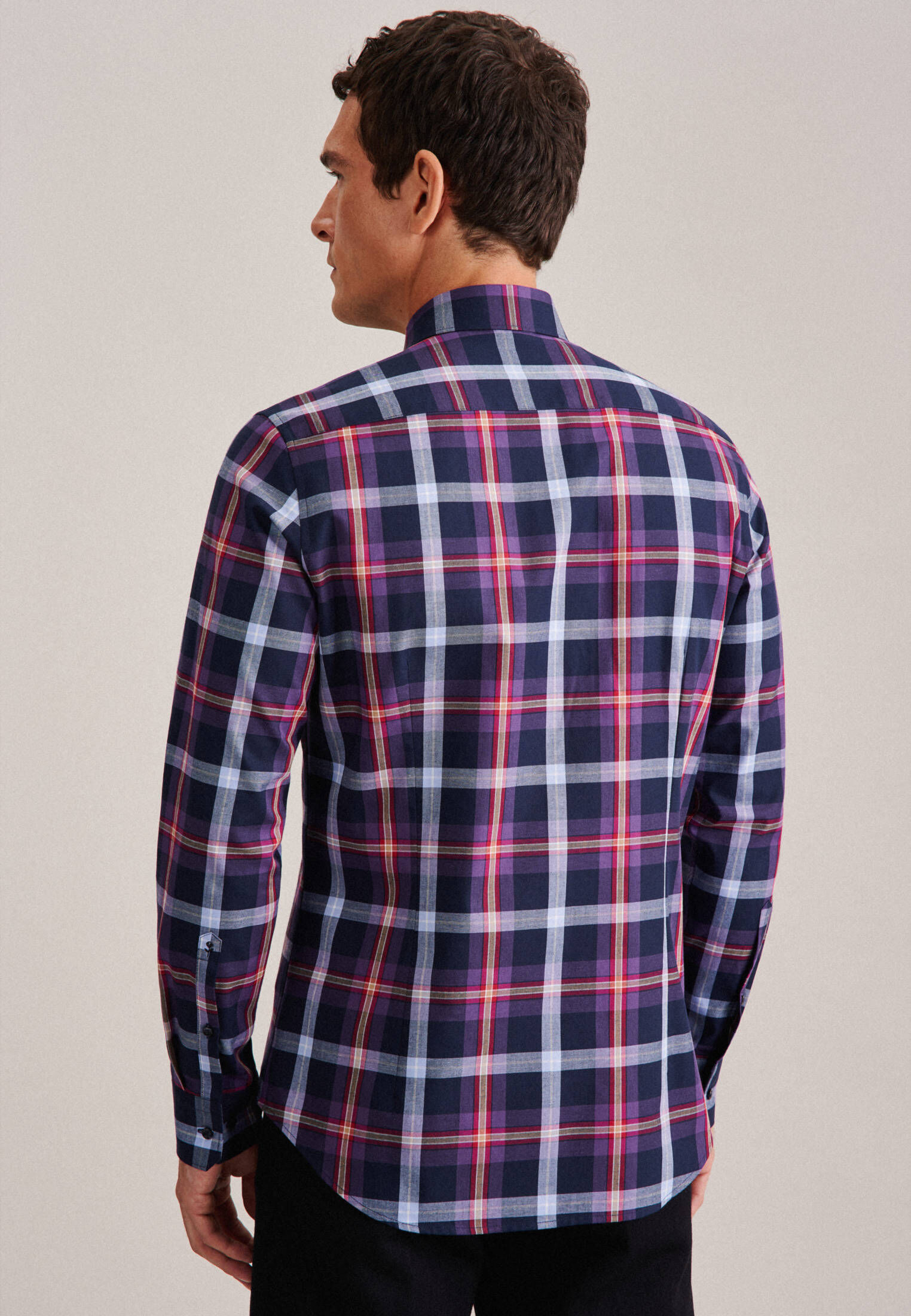 Seidensticker| Herren Flanellhemd Slim
