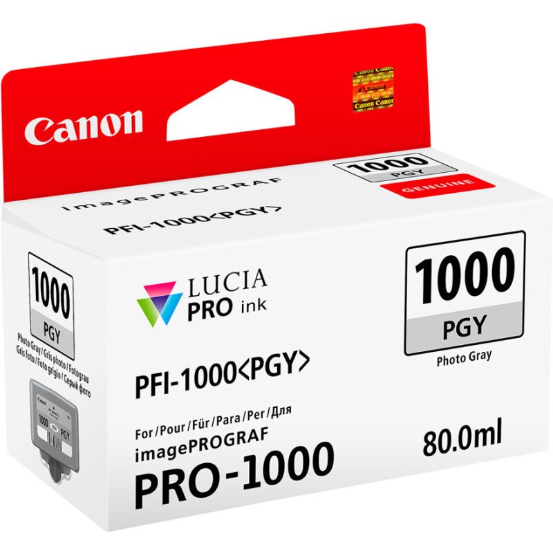 Canon Cartouche d'encre photo grise PFI-1000PGY