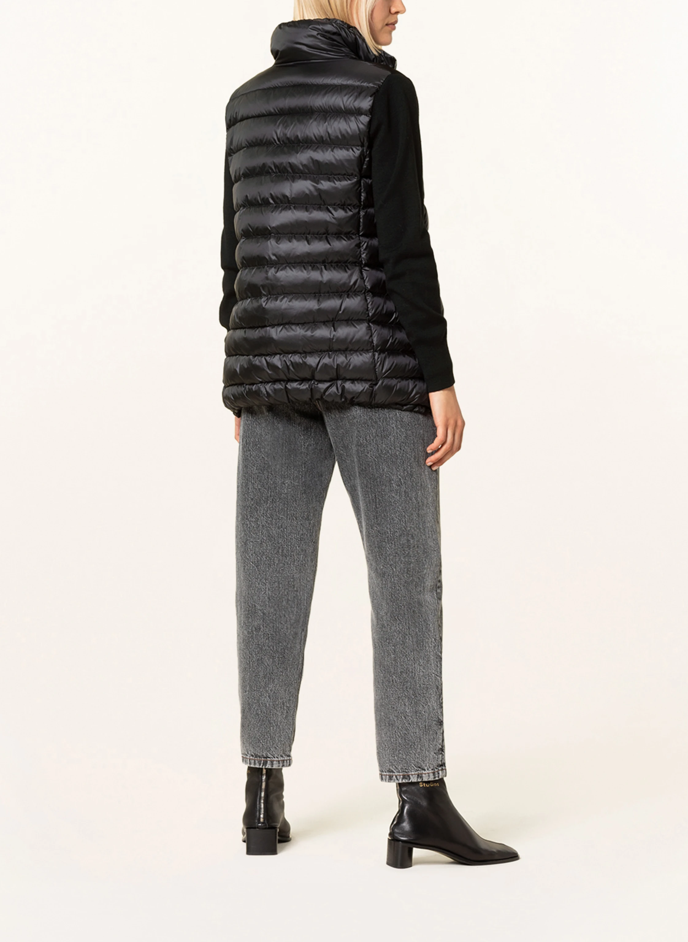 MONCLER Daunenjacke im Materialmix