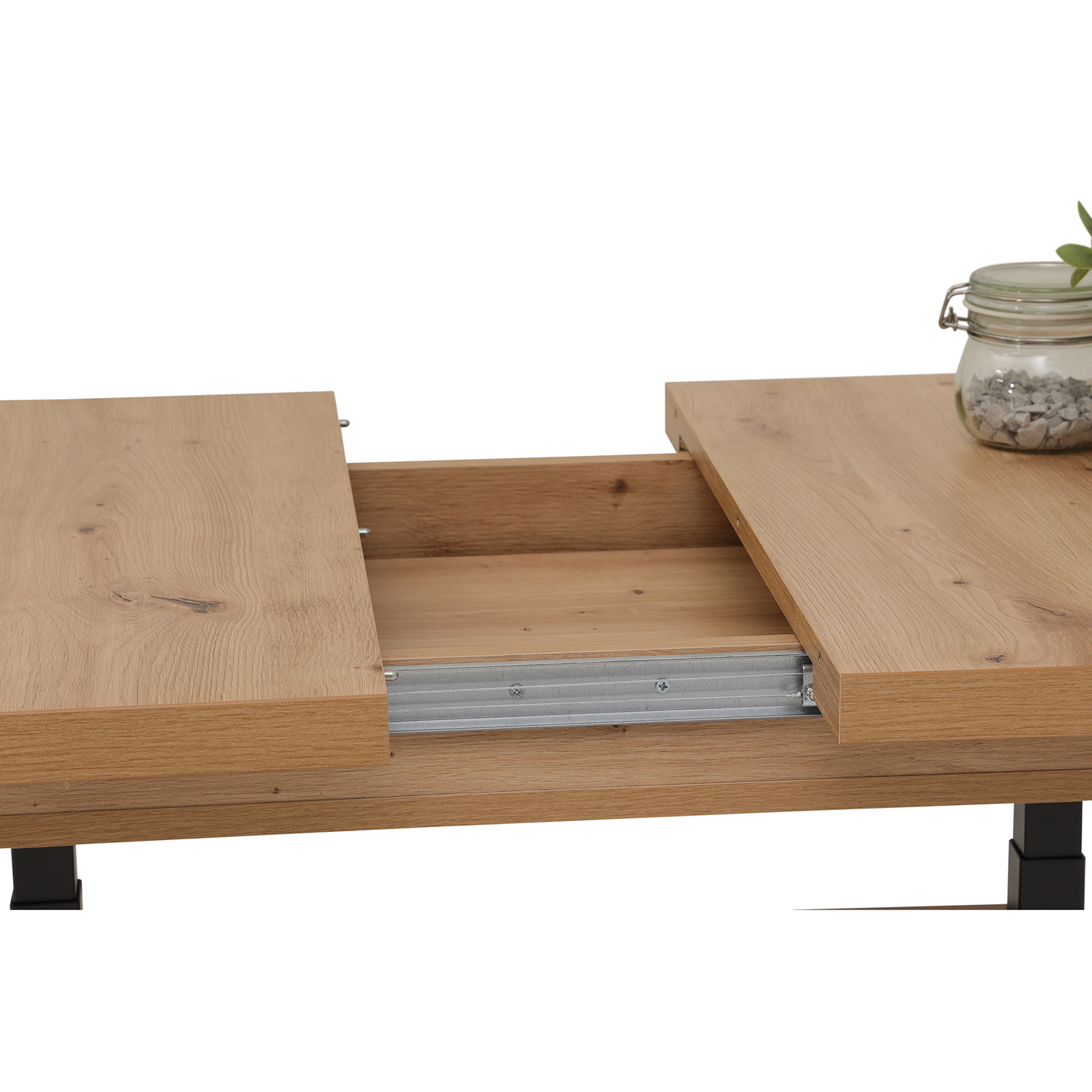 Couchtisch - Artisan Eiche - anthrazit - auszieh- und höhenverstellbar