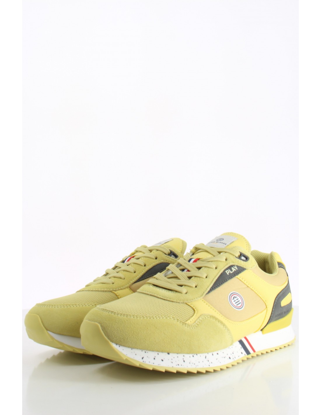 serge blanco Baskets de Ville Homme Chamonix Jaune