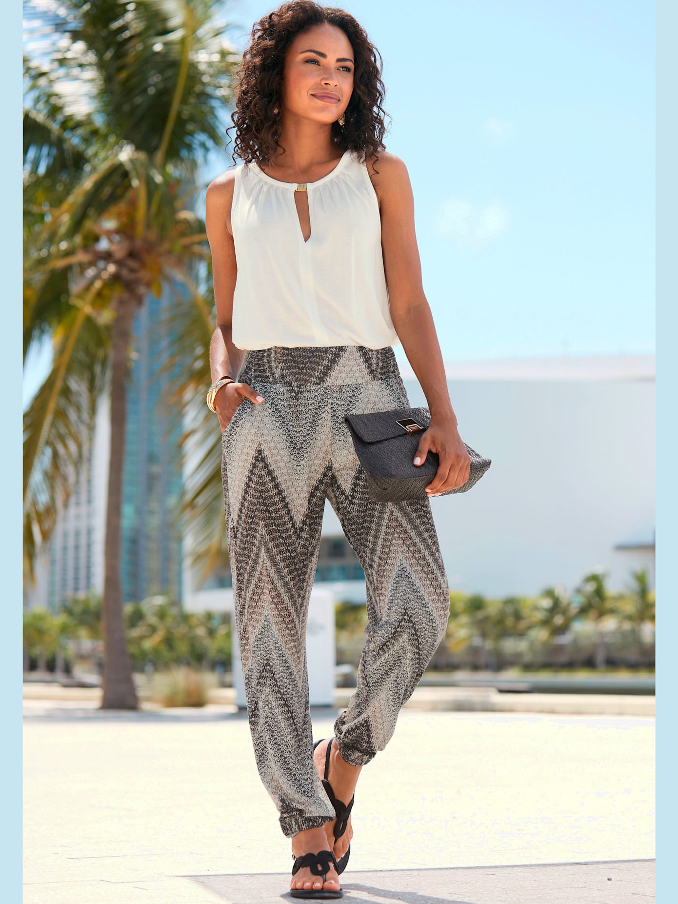 Pantalon en jersey