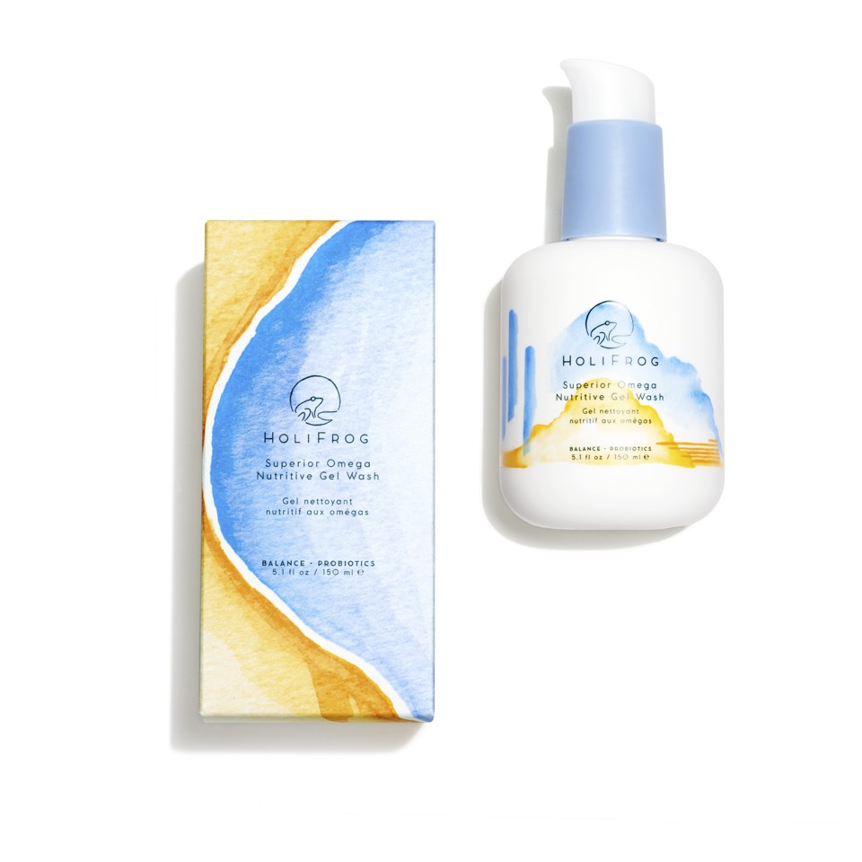 HoliFrog - Superior Omega Nutritive Gel Wash 150 ml - Rens