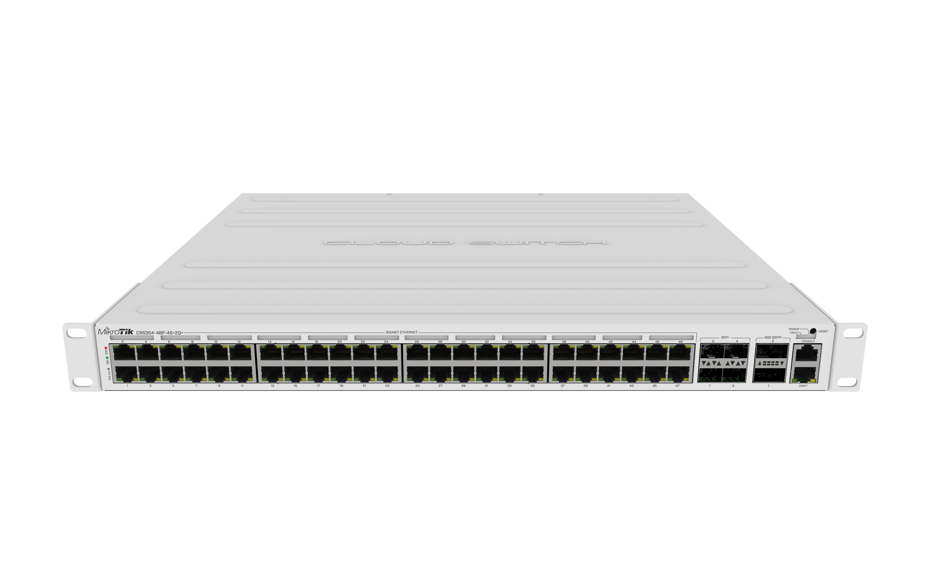 PoE+ Switch CRS354-48P-4S+2Q+RM 54 Port<br>Full-Managed