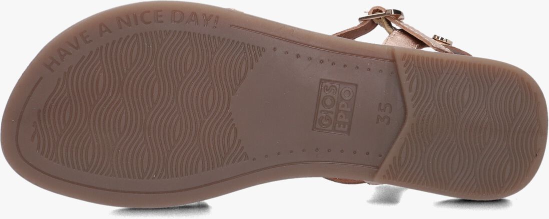 GIOSEPPO ros&eacute;gouden gioseppo sandalen 92153