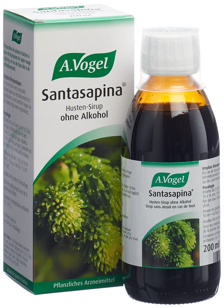 VOGEL Santasapina Hustensirup Sirup ohne Alkohol Fl 200 ml