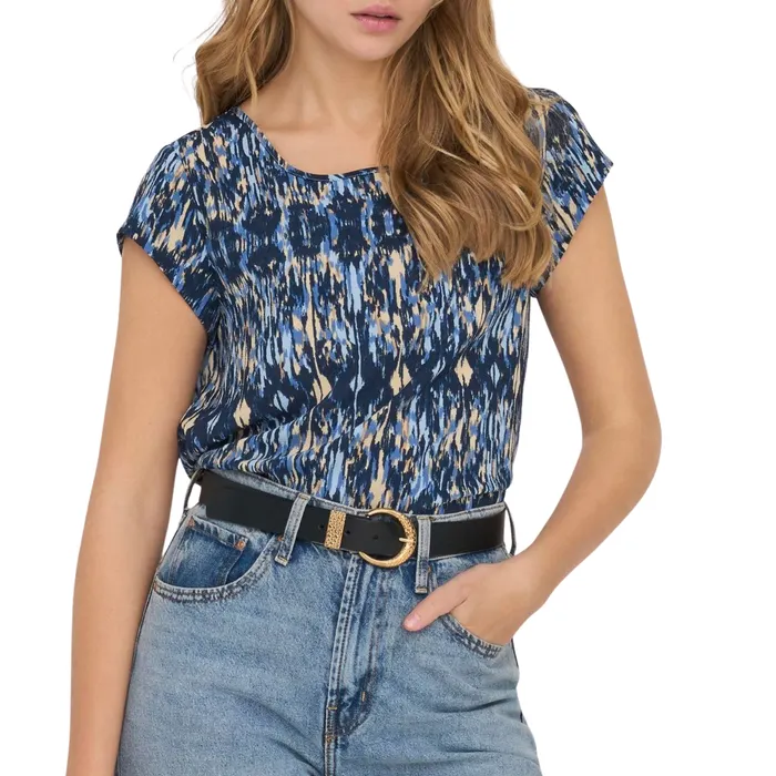 Only Vic S/S AOP Top Dames