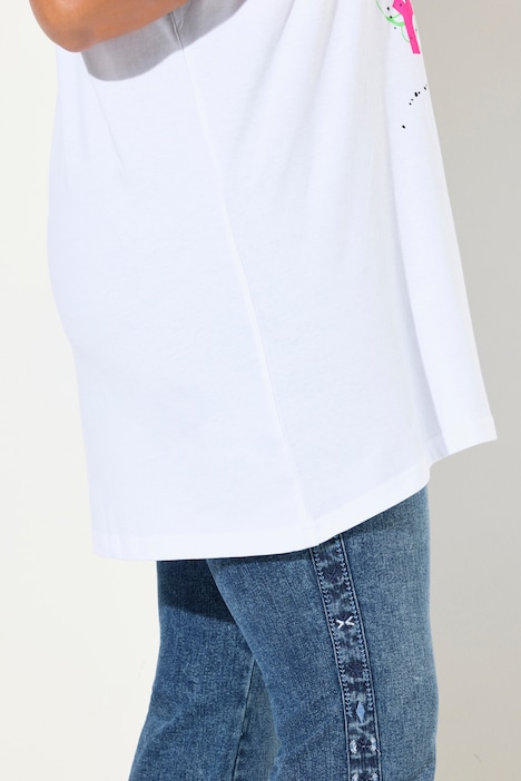 T-Shirt, Frauen-Motiv, Rundhals, Halbarm