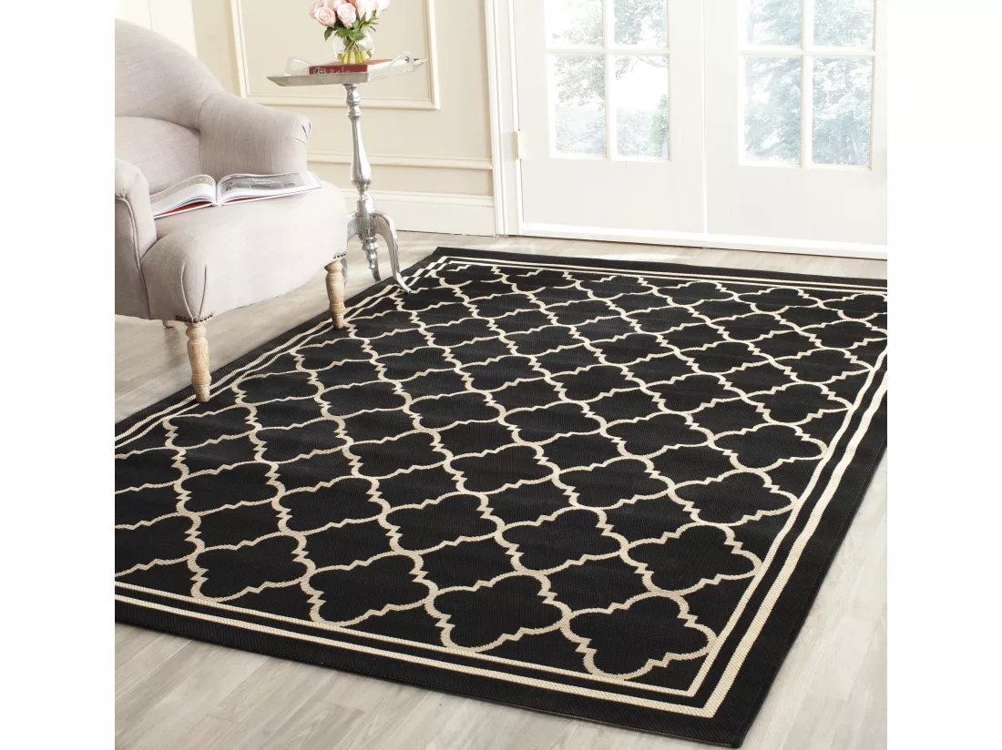 Tapis Black & Beige 201 X 290 cm - Bleeker