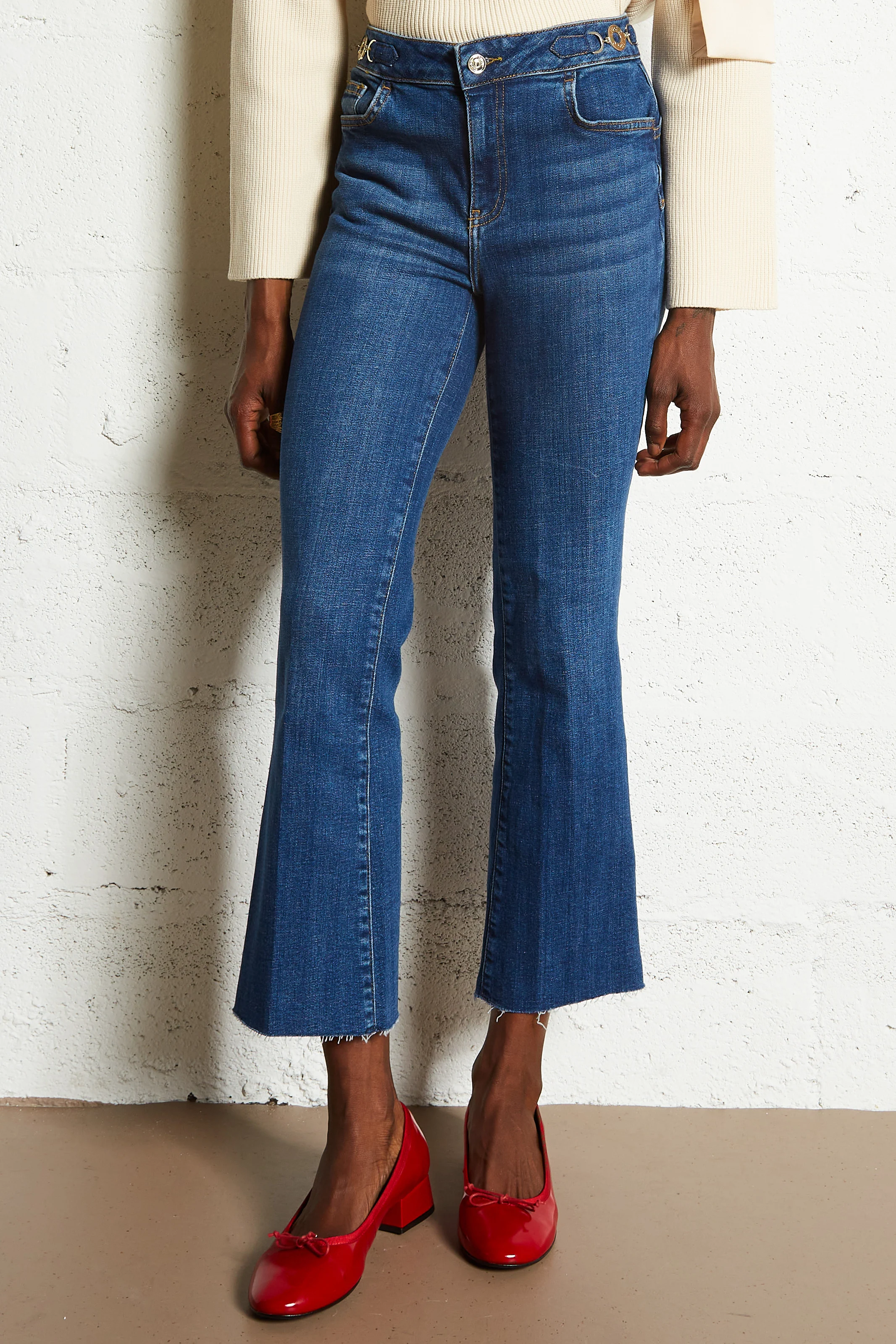 Jean droit| Bleu