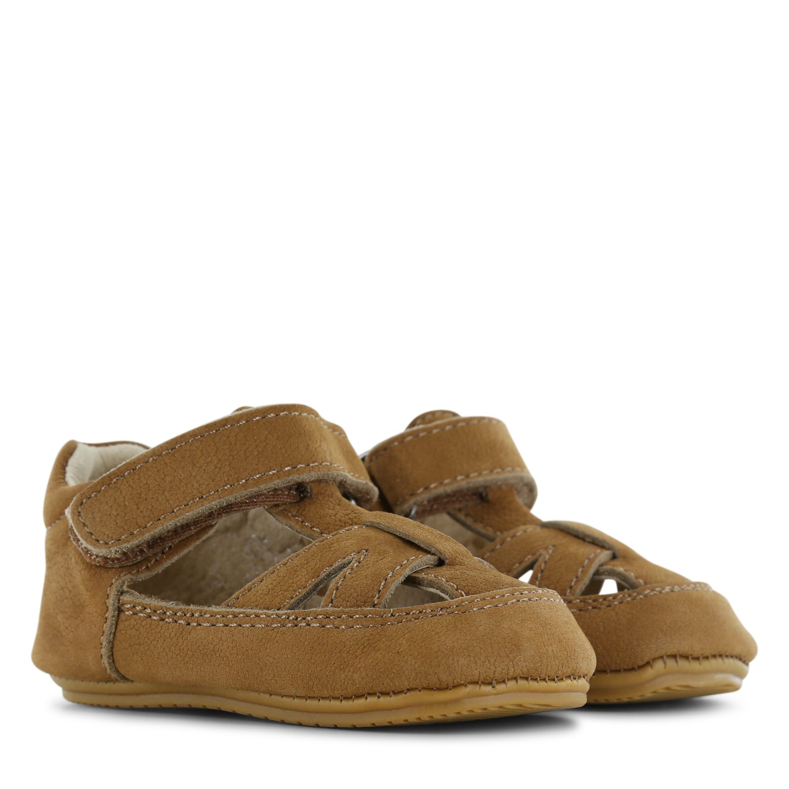 Shoesme cognac BABY-PROOF® offener Schuh