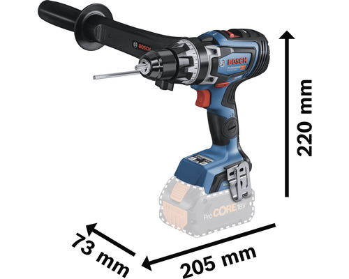 Bosch Professional Connectivity GSR 18V-150 C BITURBO accuboormachine, zonder accu en lader