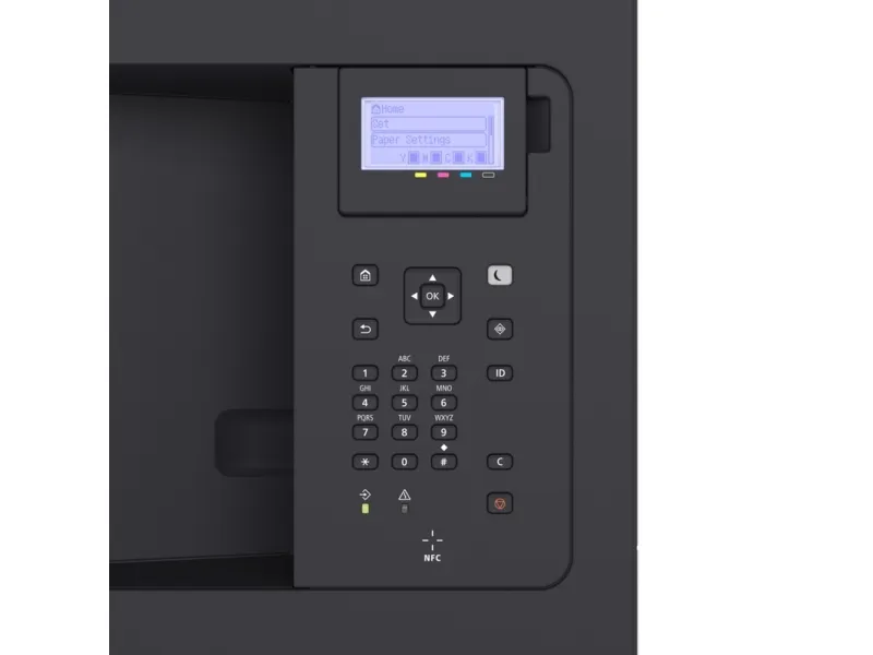 Canon i-SENSYS LBP722Cdw - Printer - farve - Duplex - laser - A4/Legal - 1200 x 1200 dpi - op til 38 spm (mono) / op til 38 spm (farve) - kapacitet: 650 ark - USB 2.0, Gigabit LAN, Wi-Fi(n), USB vært, NFC