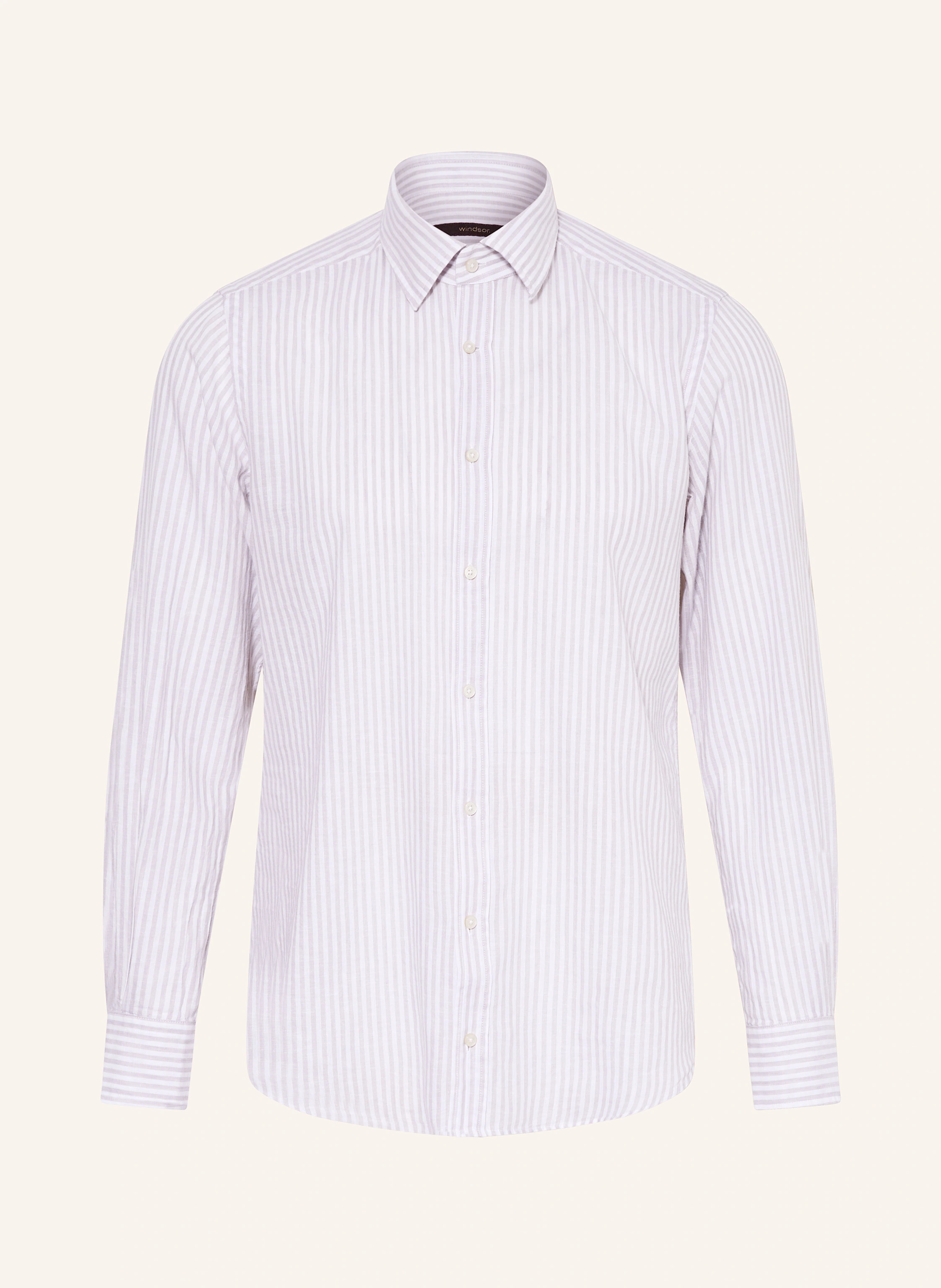 windsor. Hemd Slim Fit mit Leinen