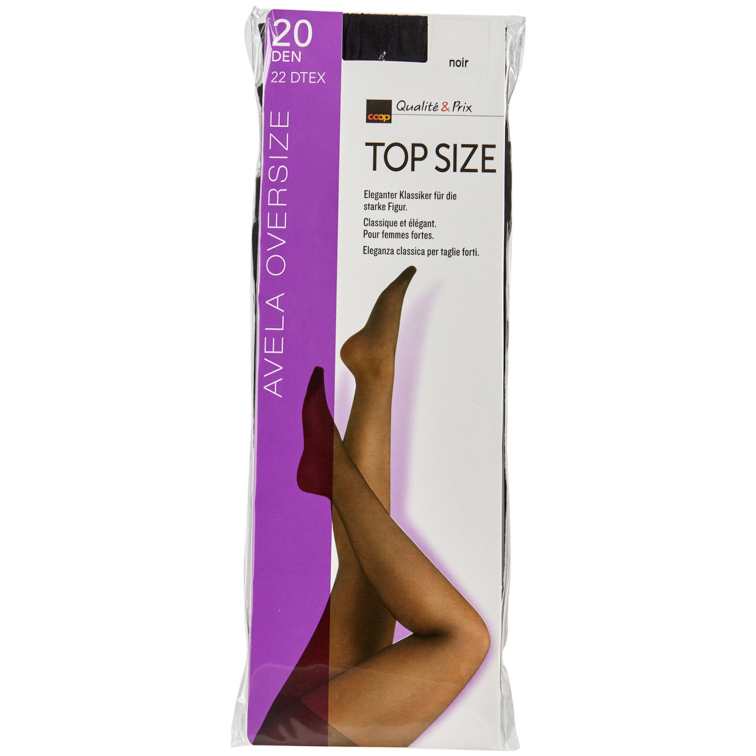 Avela Strumpfhose Top Size Noir