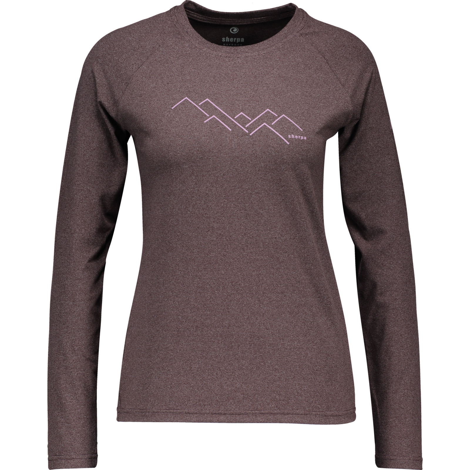 Sherpa Damen-T-Shirt Shenyen XS, bordeaux