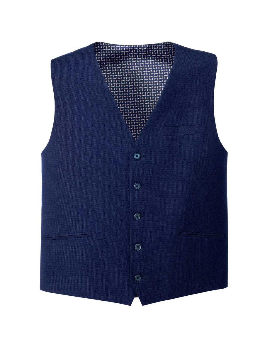 Gilet de costume bleu marine 