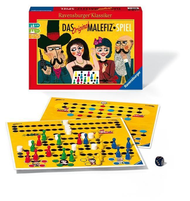 Ravensburger 26737 - Das Original Malefiz Spiel - Familienspiel für 2-4 Spieler, Ravensburger Klassiker ab 6 Jahren