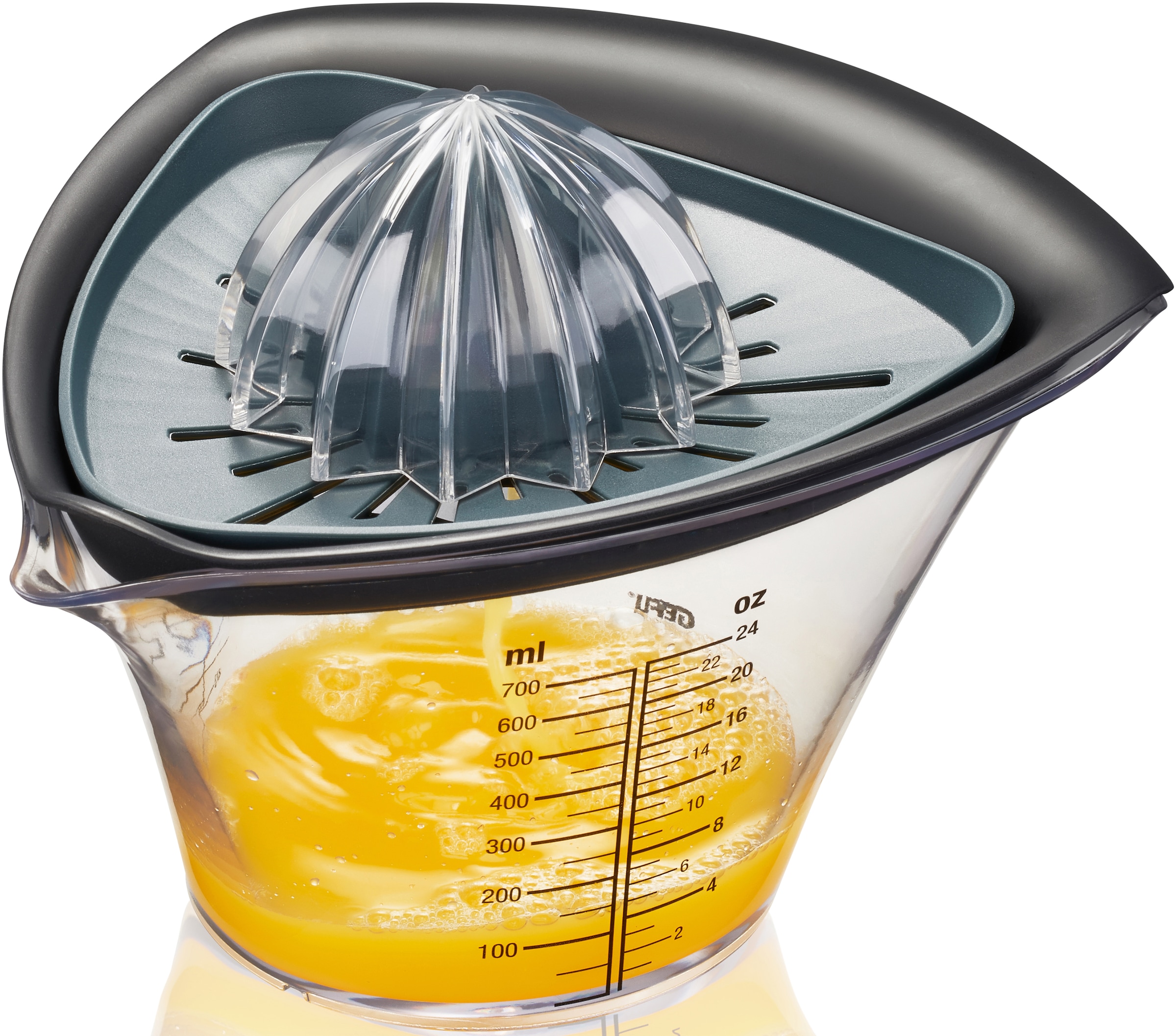 GEFU 2in1 Entsafter Kunststoff, Füllmenge 700 ml