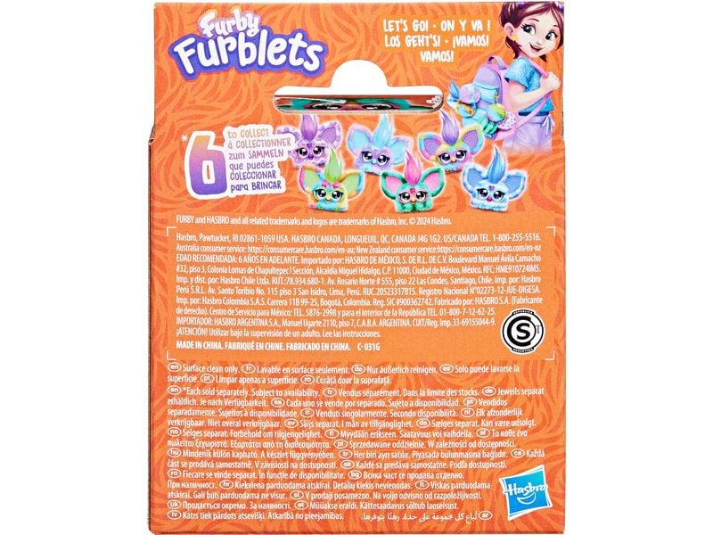 Furby Funktionsplüsch Furblets Mello-Nee Elektronisches Mini-Plüschtier