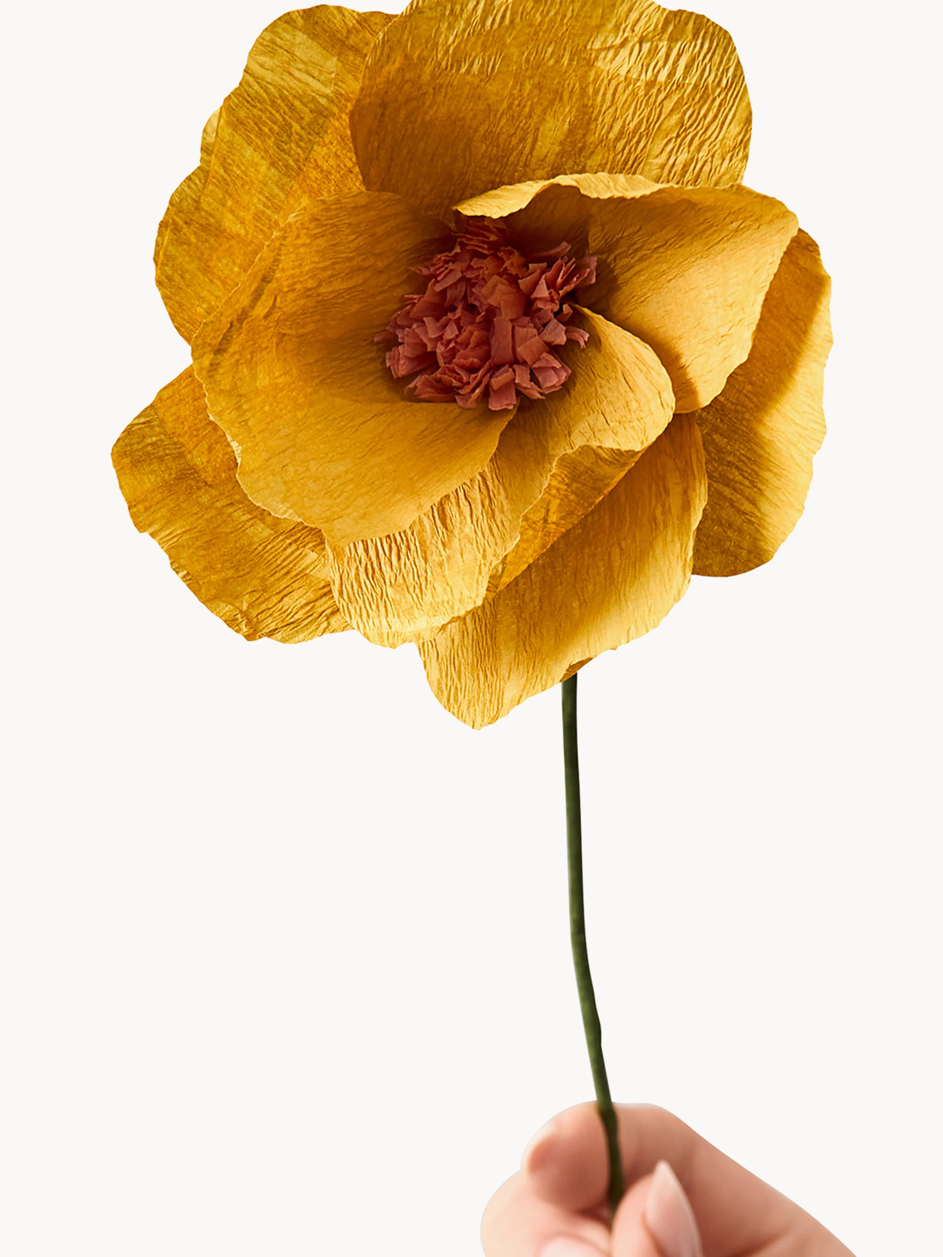 Handgemaakte kunstbloem Windflower
