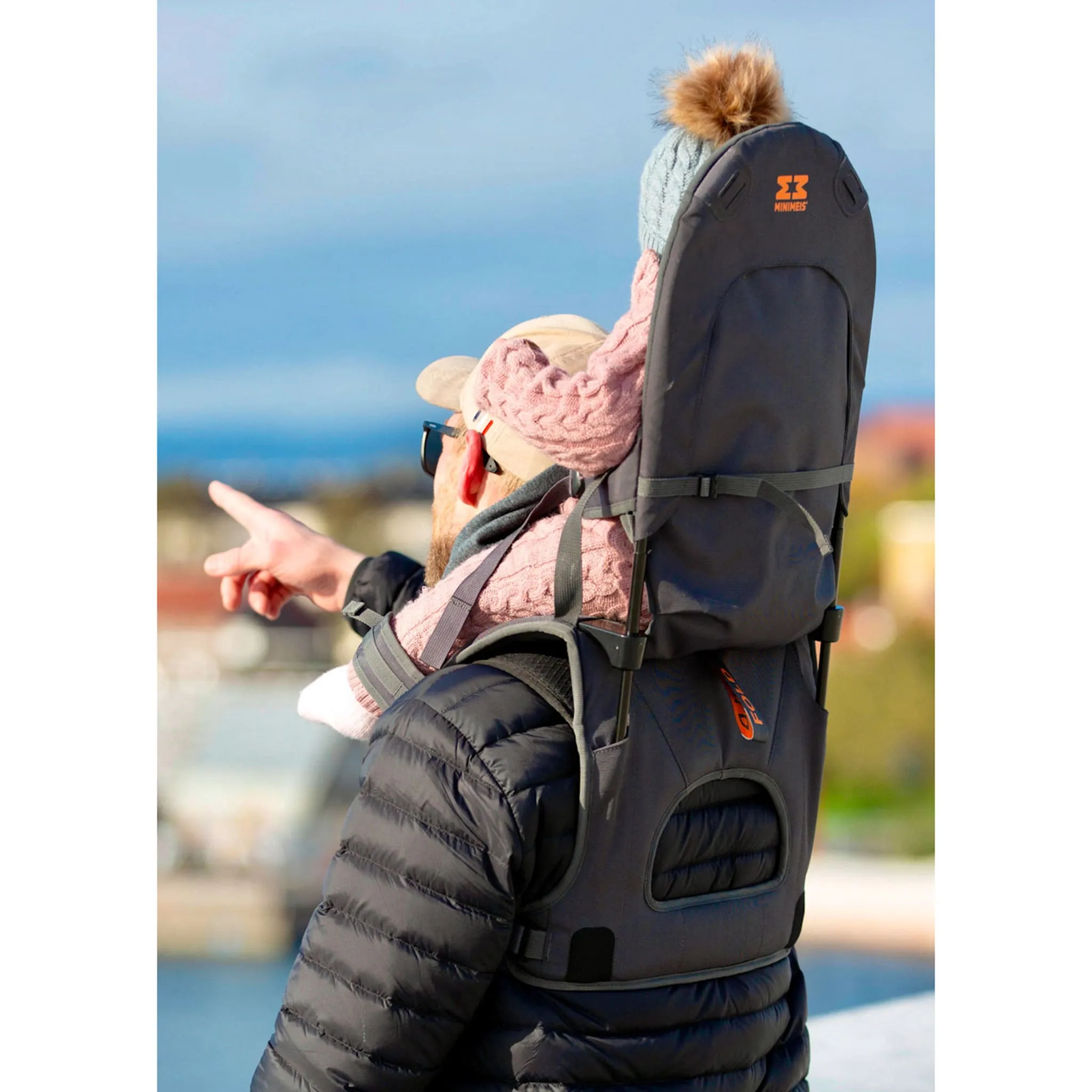 MiniMeis Porte-Bébé MiniMeis G4 - Gris
