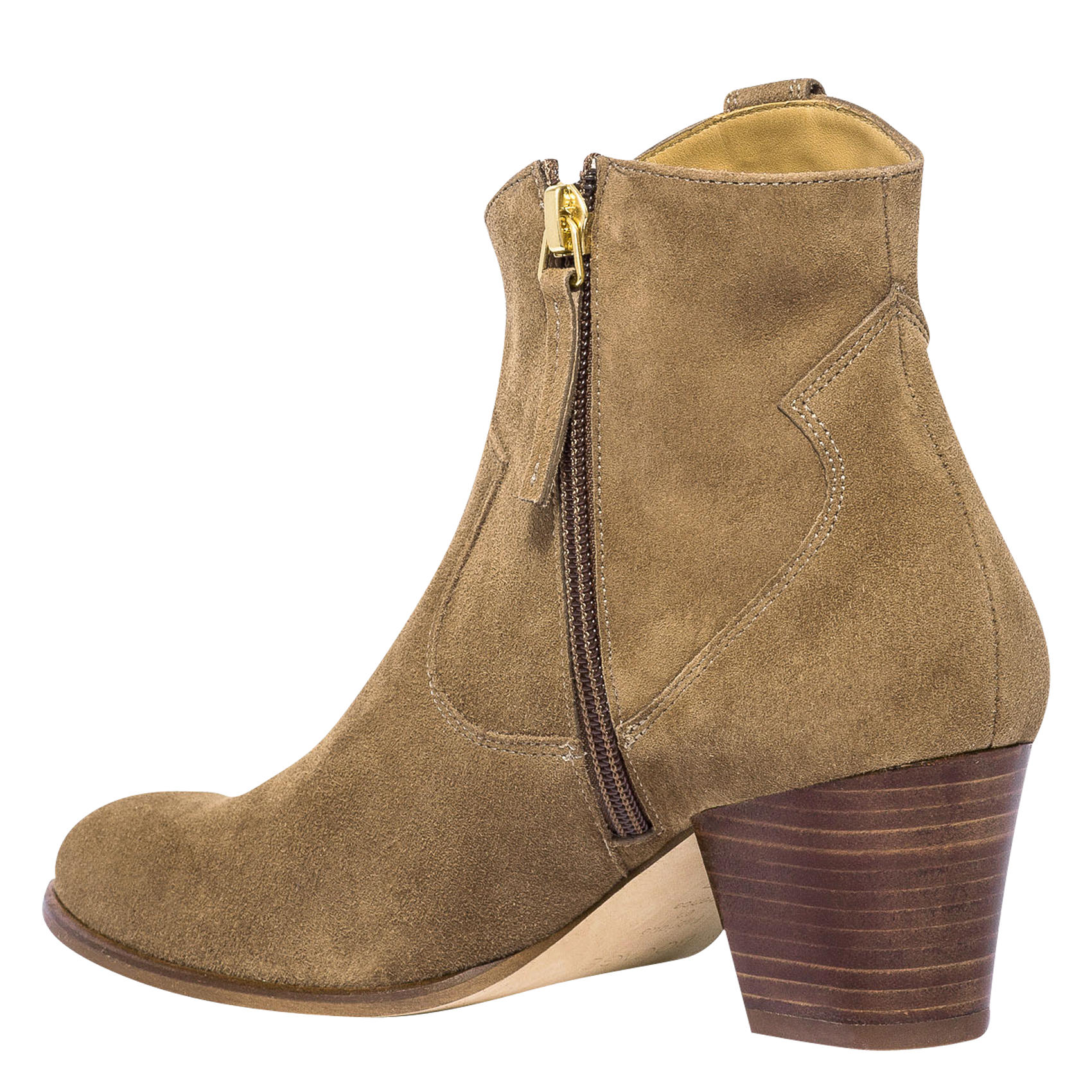 MELISSE - Bottines en cuir | Beige