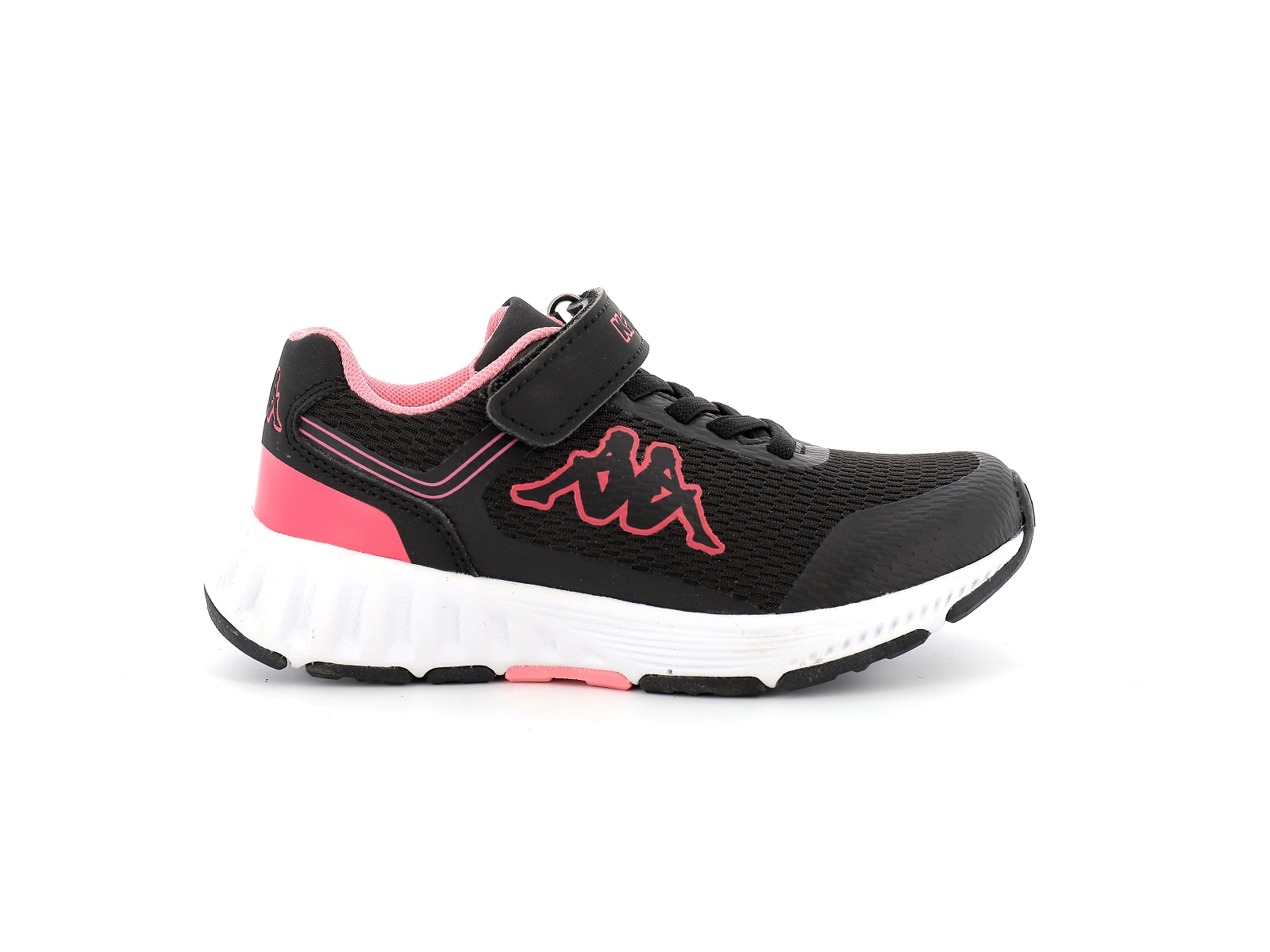 Kappa-3117L9W Matières combinées Noir Rose