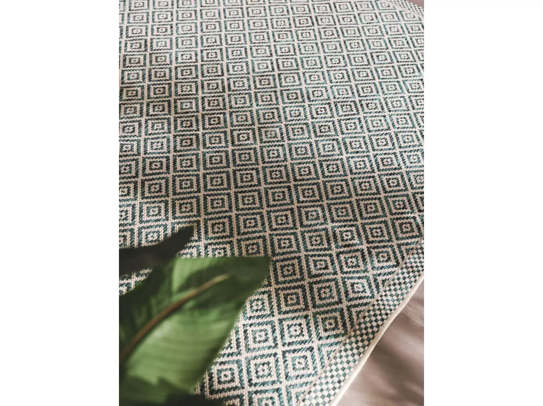 Tapis d'extérieur & intérieur Cleo Bleu 200x290 cm