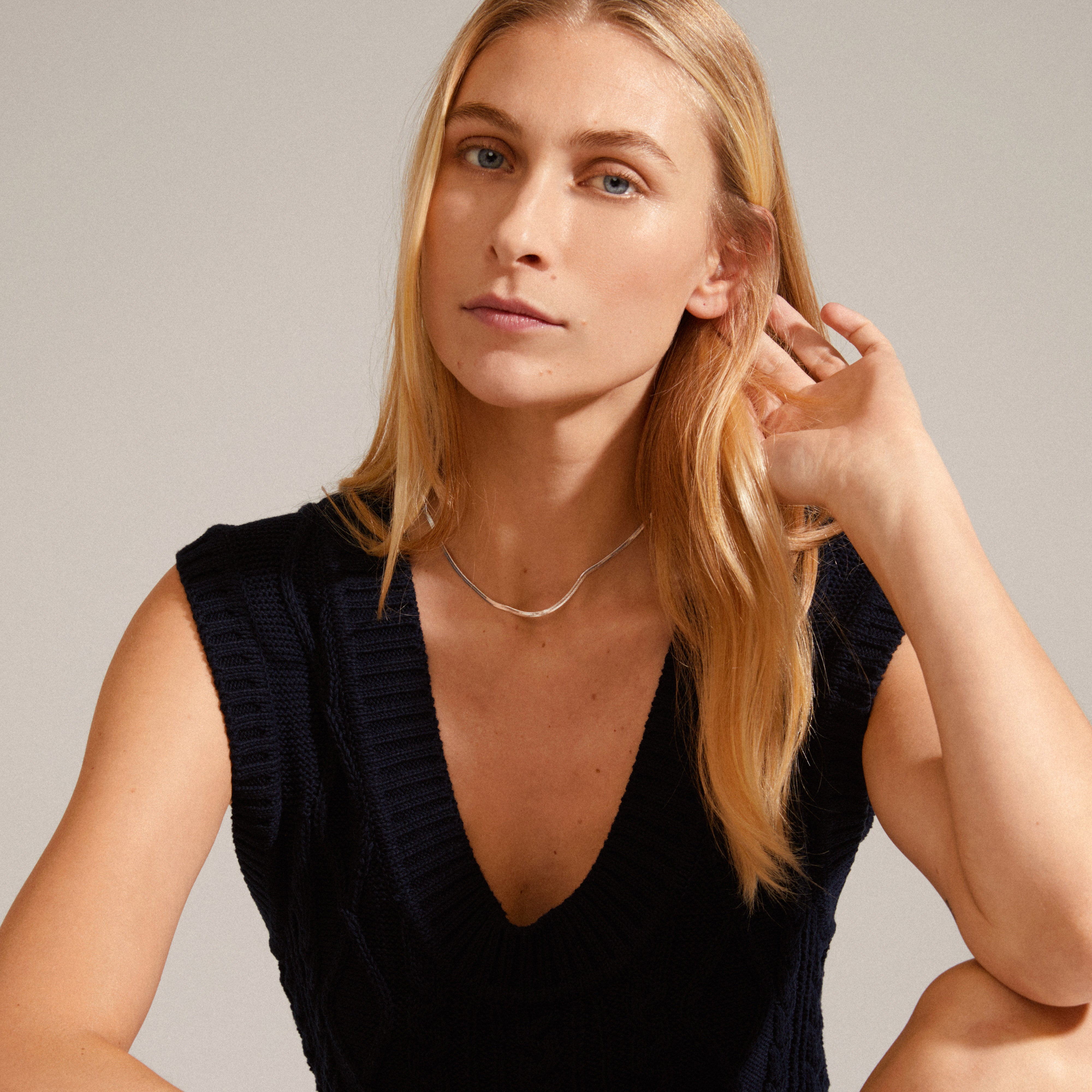 PILGRIM  Joanna halskæde - sølvbelagt