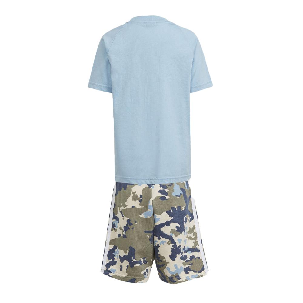 Adidas Ensemble Bleu/Kaki Garçon Adidas IR7810