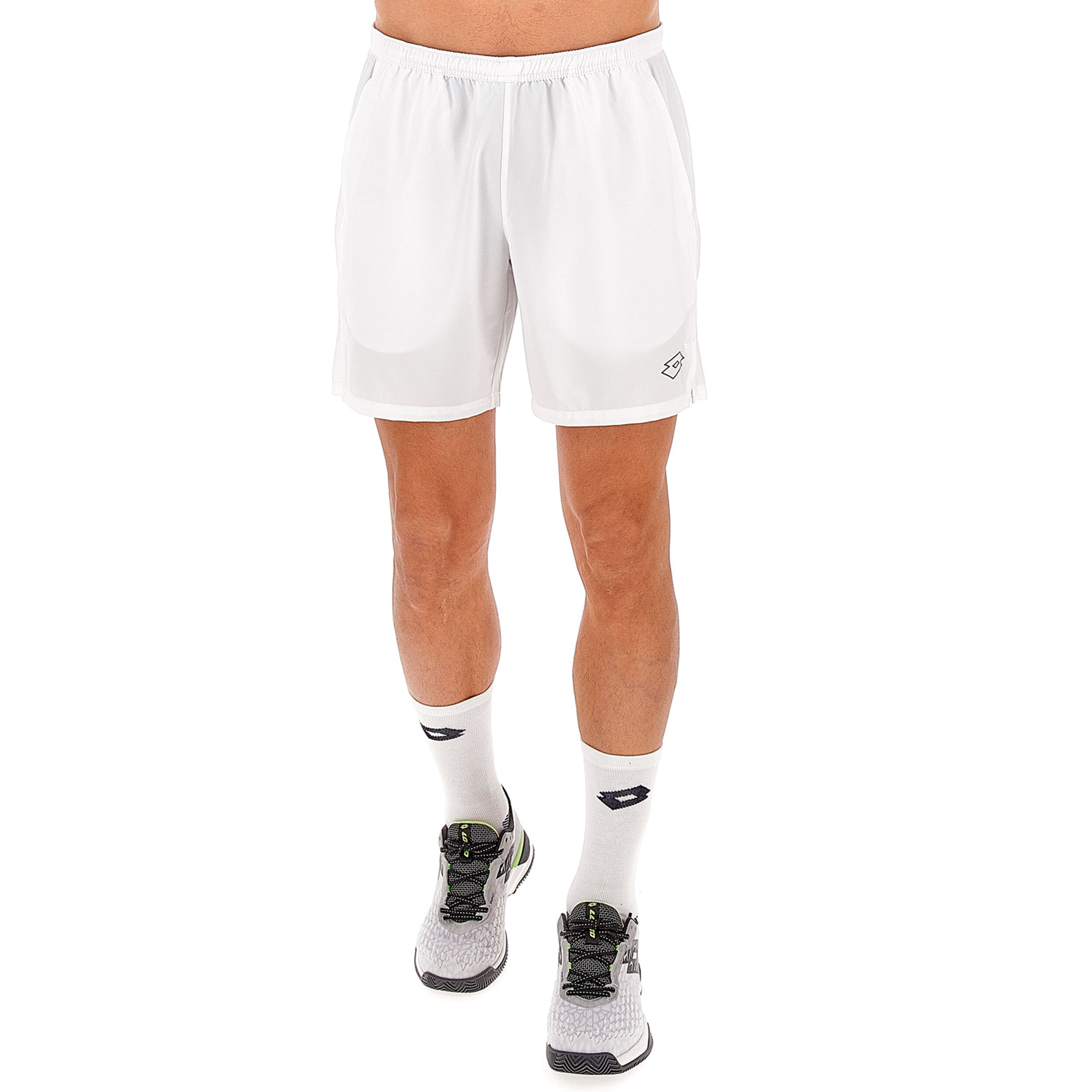 Lotto Tech 1 7in Shorts Hommes - Blanc