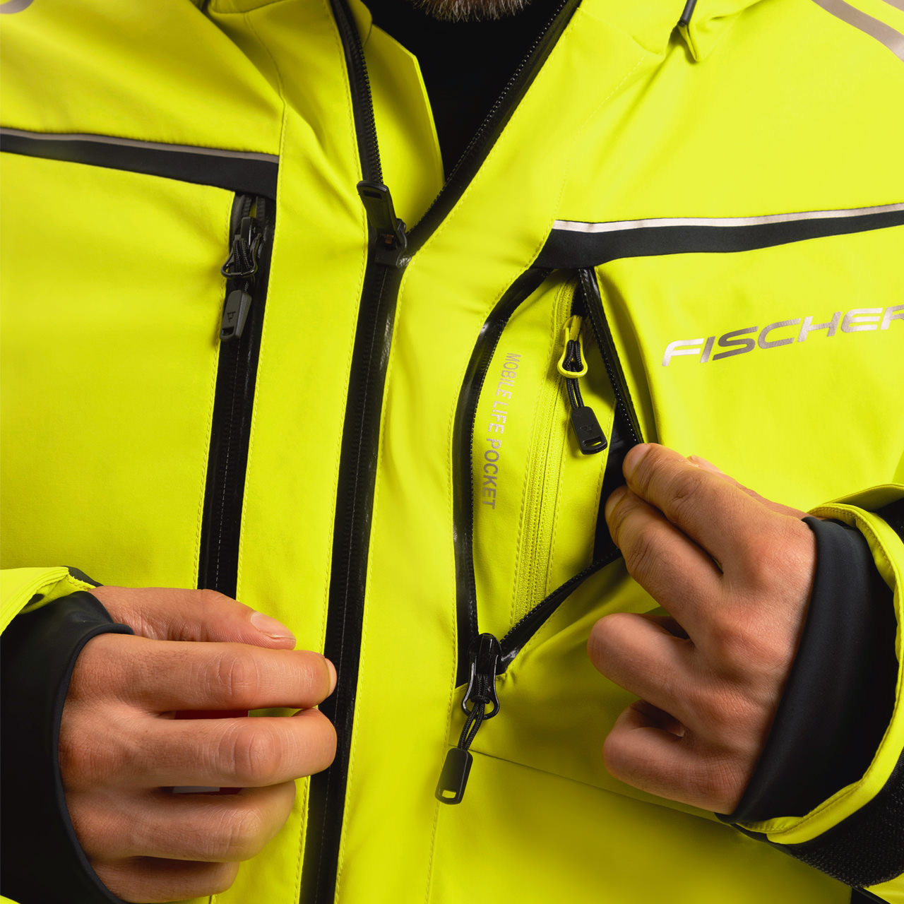 Fischer Skiwear Herren Skijacke RC4 yellow | Skijacken | Skibekleidung | Herren | XSPO-Fashion