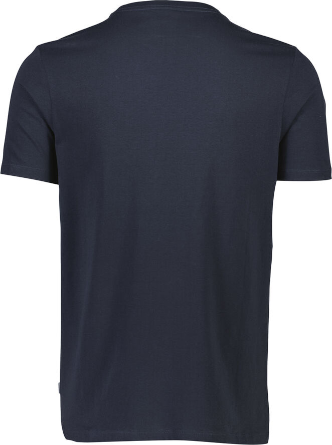 Lindbergh Lindbergh print tee S/S Navy