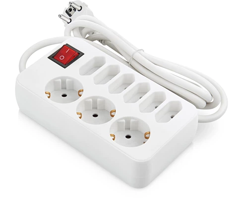 ON Extension lead 9-way with switch, 2m