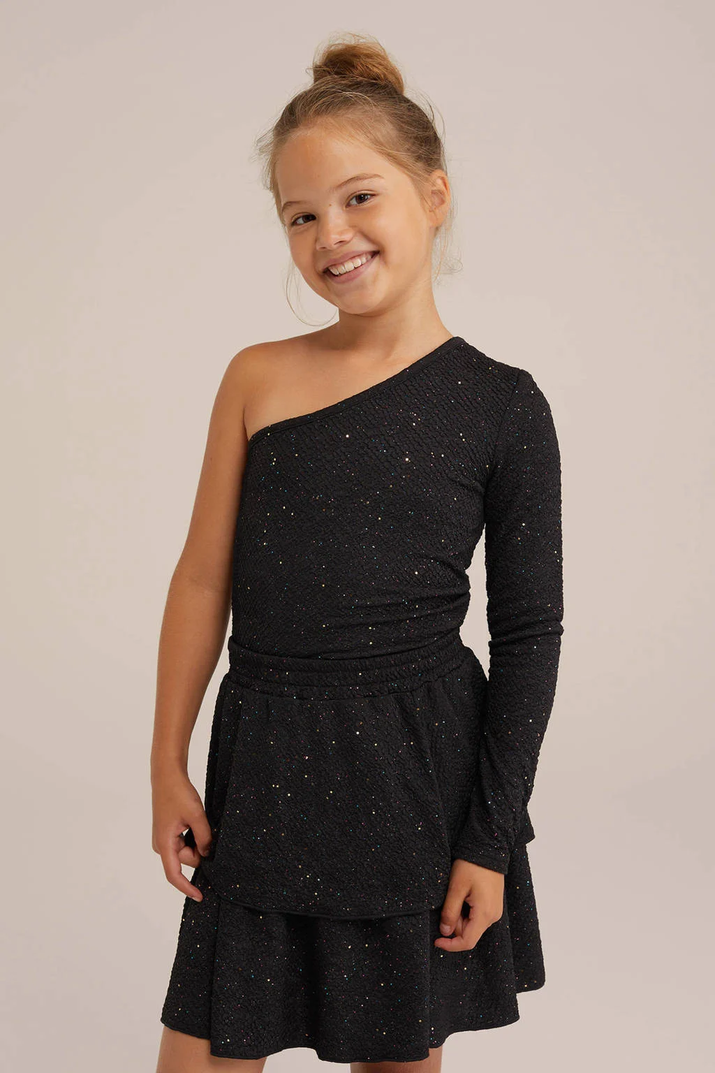 WE Fashion zwart glitter